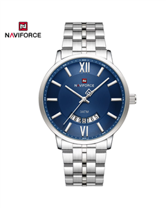 ساعت مچی مردانه نیوی فورس Naviforce NF9238 صفحه سرمه ای