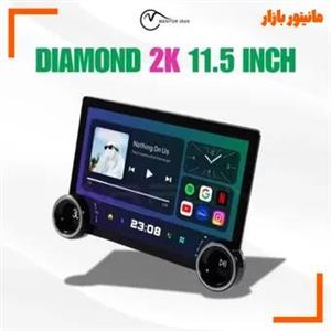 مانیتور سیمبل برند دایموند 4 64 اپل کارپلی 11.5 اینچ مدل X15 همراه با قاب