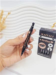 خط چشم دو طرفه استامپی طرح قلب KAIYALI کد 9639