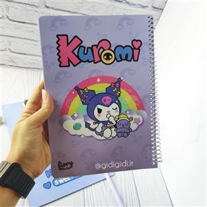 دفتر خط دار 50 برگ طرح کرومی
