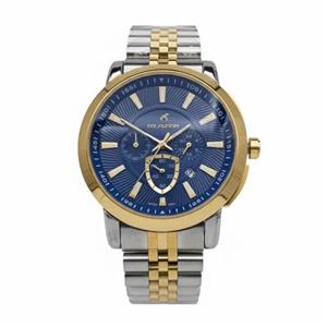 ساعت بلیزر دورنگ طلایی صفحه سرمه ای 3199 تک مردانه