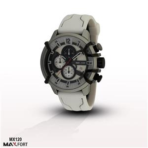 ساعت اسپرت مردانهMAXFORT مدل MX120 سفید🔥⌚✅