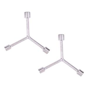 آچار بکس سه پر مدل دسته کوتاه سایز 8، 10، 12، 11، 13، 15 میلی متر بسته 2 عددی\t