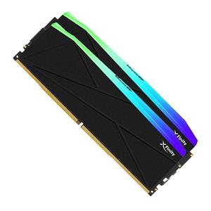 رم دسکتاپ DDR5 دو کاناله 6400 مگاهرتز CL32 وی کالر مدل Manta XFinity RGB ظرفیت 64 گیگابایت