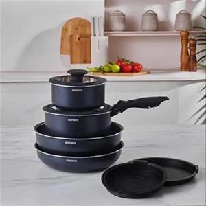 سرویس قابلمه القایی بیودایموند 9 پارچه کاراجا Smart Clip