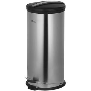 سطل زباله پدالی سرکوله مدل درب پلیمر گنجایش 30 لیتر