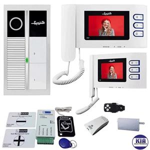 پکیج آیفون تصویری 2 واحدی 797 پرو الکتروپیک با ماژول و پنل رندا