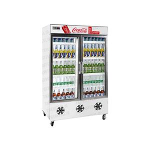 یخچال نوشیدنی دو درب طرح کوکاکولا مدل COLA-10