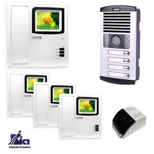 پکیج آیفون تصویری 4 واحدی الکتروپیک مدل 1286-V2