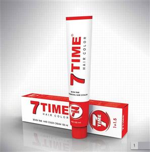 رنگ موی 100 میل سون تایم 7TIME سری EXTRA NATURAL شماره NF7 بلوند روشن اکسترا