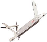 Victorinox Pocket Knife Folding Pioneer X Multitool Silver Alox 