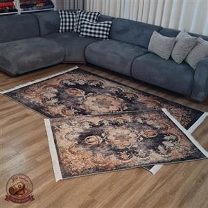فرشینه چاپی مخمل مدرن ترمز دار (ابعاد دلخواه) h145 رنگ بندی