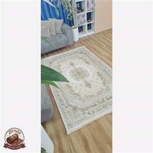 فرشینه نسکافه ای مدرن جنس مخمل تُرک ابعاد دلخواه استُپ دار