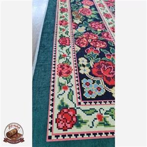 فرش مخمل طرح ابریشمی u120 (ضد سُر) ابعاد دلخواه