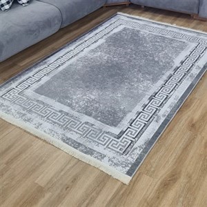 فرشینه خاکستری مدرن جنس مخمل تُرک تولید ابعاد دلخواه استُپ دار