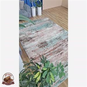 فرش مخمل طرح پتینه سنتی استُپ دار (ابعاد سفارشی)