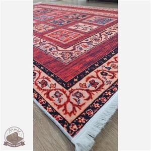فرشینه مخملی مدرن طرح سنتی استُپ دار (اصلا لیز نمیخوره) a092