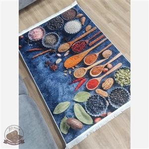 فرشینه اشپزخانه جنس رویه مخمل هازان ترک زیره استُپ دار ( ضد سُر )