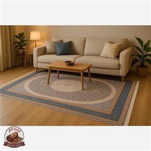 فرشینه مدرن مستطیل رویه مخمل هازان ترک کد 201