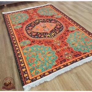 فرشینه مخمل طرح ابریشمی زیره استُپ دار a079