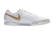 Nike Legend 7 Academy 10R IC Indoor/Court Soccer Shoes (9 M US, White/Gold)