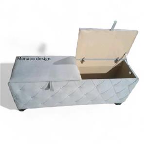پاف باکسدار سه نفره دو دره دارای جک ارام بند دارای رنگبندی (هزینه ارسال به صورت پسکرایه)