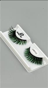 مژه جفتی رنگی (مژه مصنوعی) برند دریمی دی Dream day (C5D155/سبز)