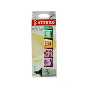 علامت زن جور6رنگ باس مینی (پاستل لاو) استابیلو کد07/06-29