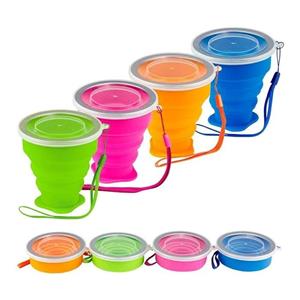 🟢 لیوان سفری تاشو سیلیکونی M01 – مخصوص نوشیدنی‌های سرد