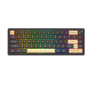 کیبورد بی سیم مکانیکال گیمینگ ردراگون URANUS PRO K727 CGY