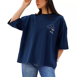 تیشرت باکسی طرح ابر کد 441.15