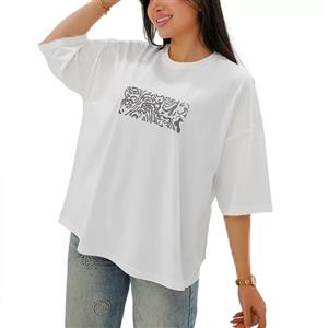 تیشرت باکسی طرح موج کد 441.3