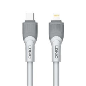 کابل 30 وات تایپ سی به آیفون الدینیو مدل LDNIO LC601 C TO LIGHTNING 30W