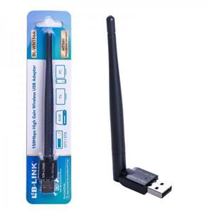 دانگل wifi شبکه آنتن دار 5Dbi High Gain ال بی لینک (LB-LINK) مدل BL-WN156A کد 8142