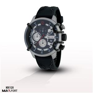 ساعت اسپرت مردانه مکس فورت MAXFORT  مدل MX120 سفید مشکی🔥⌚✅