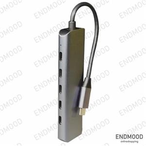 هاب 5 پورت Type C کی نت K-HC322