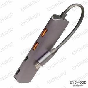 هاب 4 پورت تایپ سی کی نت K-HC321
