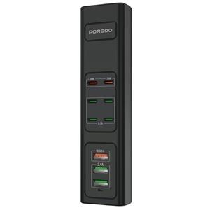 مولتی پورت پرودو مدل Porodo 85W Multi-Port USB Charging HUB