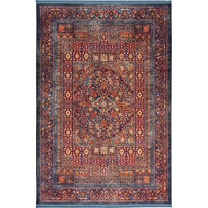 فرش ماشینی 1200 شانه زمینه کرم خاکی حاشیه سبز طرح هلنا کد25NH0010