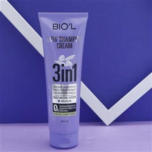 شامپو نرم کننده کرمی بیول 250میل BIO`L کد 92197