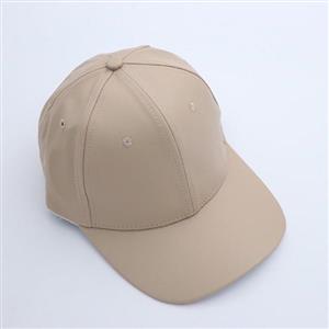 کلاه نقابدار چرم ساده رنگ کرم 61405