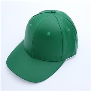 کلاه نقابدار چرم ساده رنگ سبز 61405