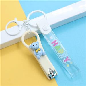 آویز و ناخنگیر فانتزی بچه گانه خرس با بند سیلیکونی 37258