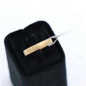 انگشتر رینگی حلقه استیل شنی سایز 16 طلایی 71645