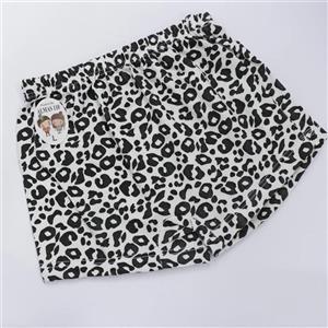 شورت بچه گانه الماس سایز L نیم پا طرح پلنگی 12838 کد 4