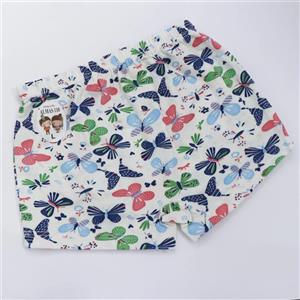 شورت بچه گانه الماس سایز L نیم پا طرح پروانه 12838 کد 5