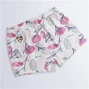 شورت بچه گانه الماس سایز XL نیم پا طرح برگ 12839 کد 6