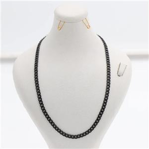 زنجیر مشکی استیل 3میل 70796