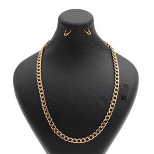 زنجیر استیل اسپورت طلایی 3 میل 70764