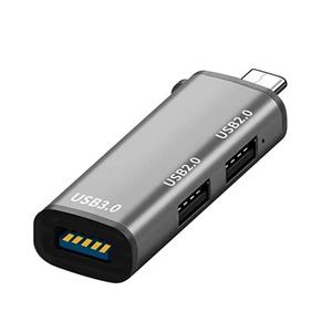 هاب 3 پورت Type-C به USB مجنتیک مدل ADS-302C